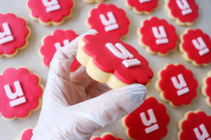 Branded cookies / logo cookies - medium size