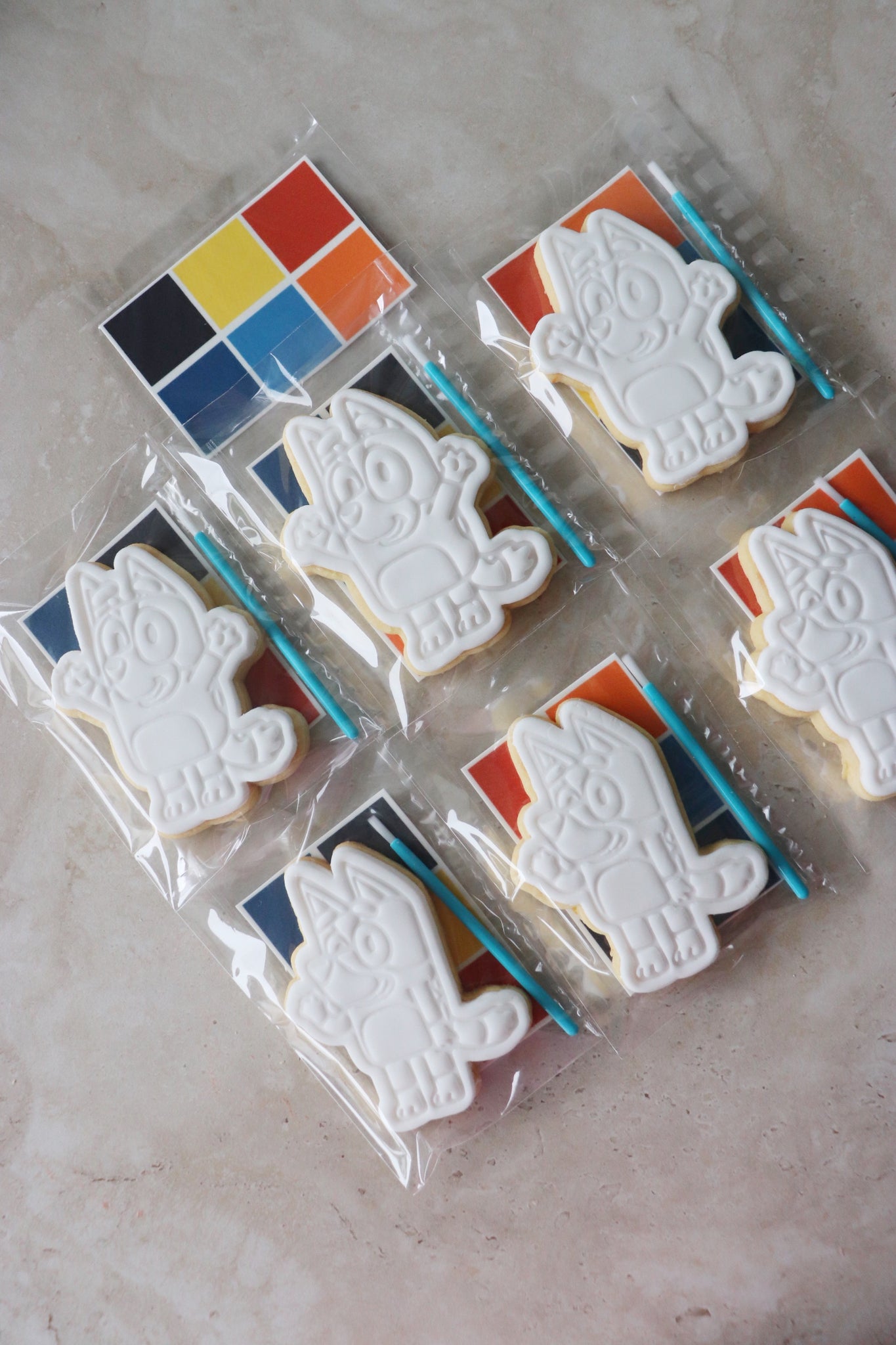 Paint Your Own Cookie - Bluey theme