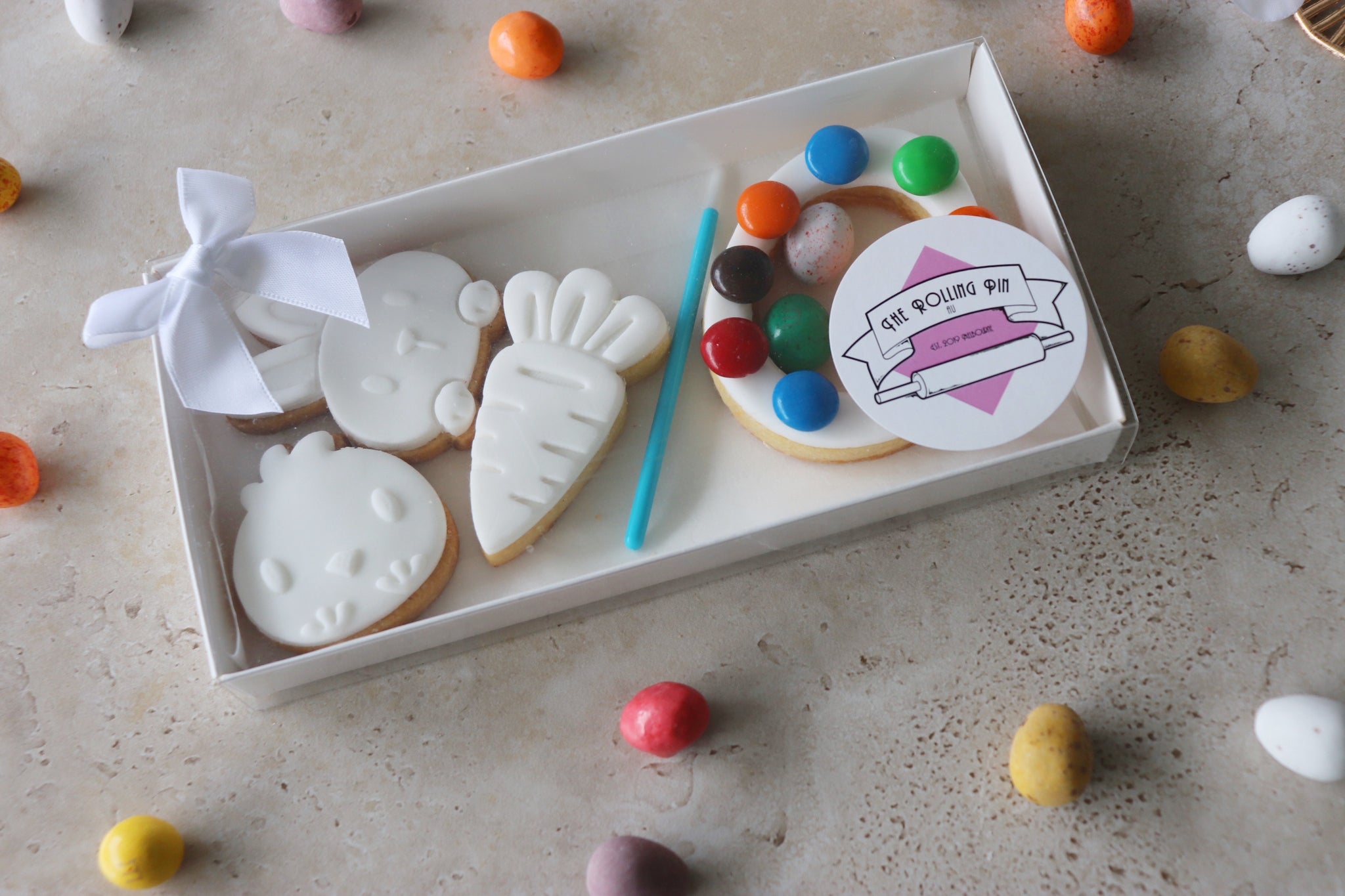 Paint your own Easter cookies